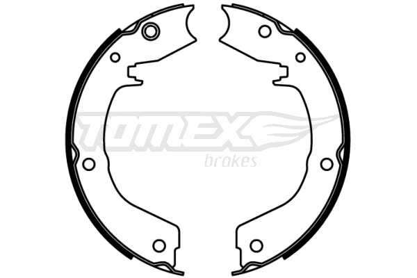 Sada brzdových čeľustí TOMEX Brakes